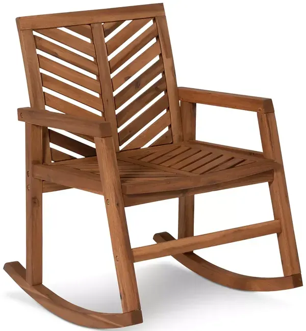 Sparrow & Wren Harbor Outdoor Patio Rocking Chair