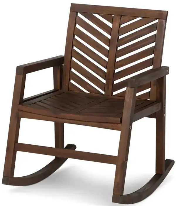 Sparrow & Wren Harbor Outdoor Patio Rocking Chair
