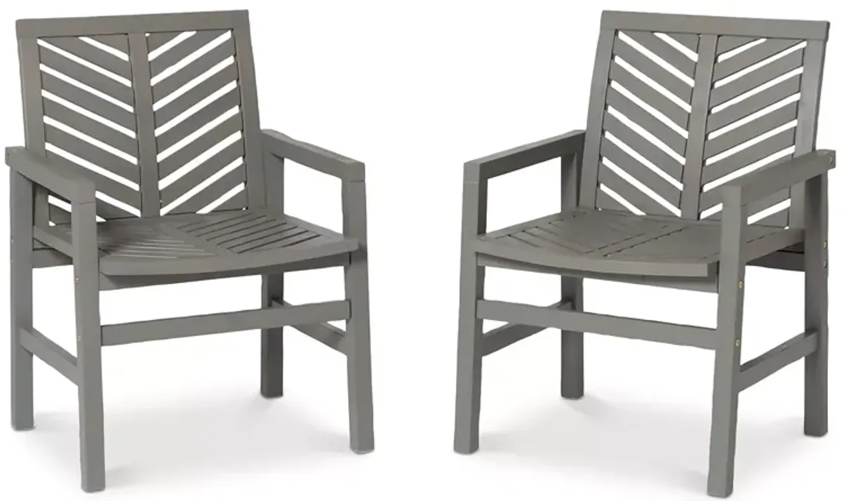 Sparrow & Wren Harbor Outdoor Patio Chairs, Set of 2