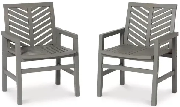 Sparrow & Wren Harbor Outdoor Patio Chairs, Set of 2
