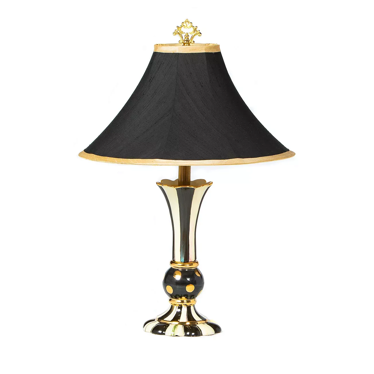 Mackenzie-Childs Courtly Stripe Vase Table Lamp