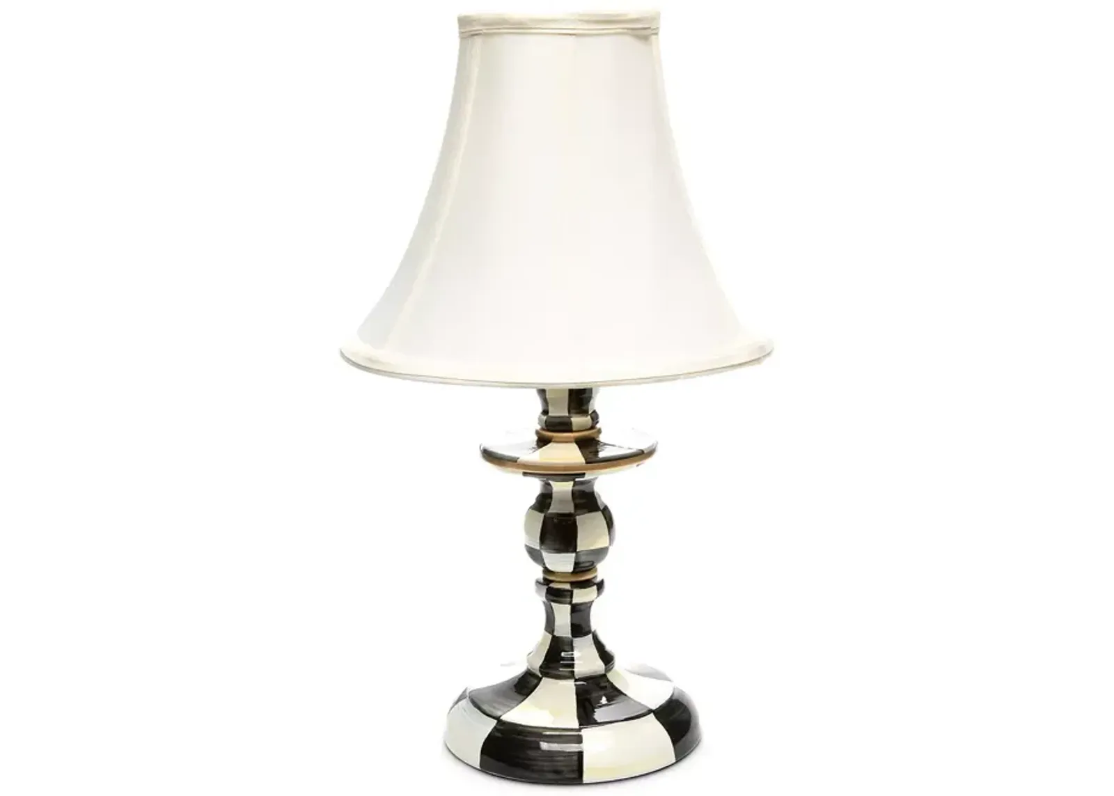 Mackenzie-Childs Courtly Check Candlestick Lamp