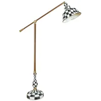 Mackenzie-Childs Courtly Check Reading Floor Lamp