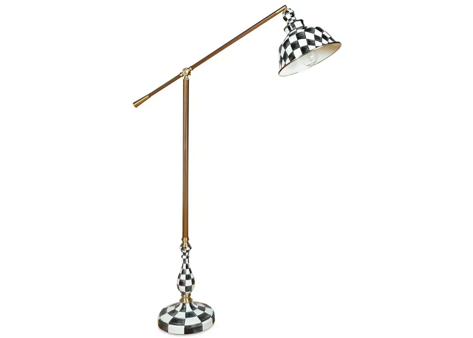 Mackenzie-Childs Courtly Check Reading Floor Lamp