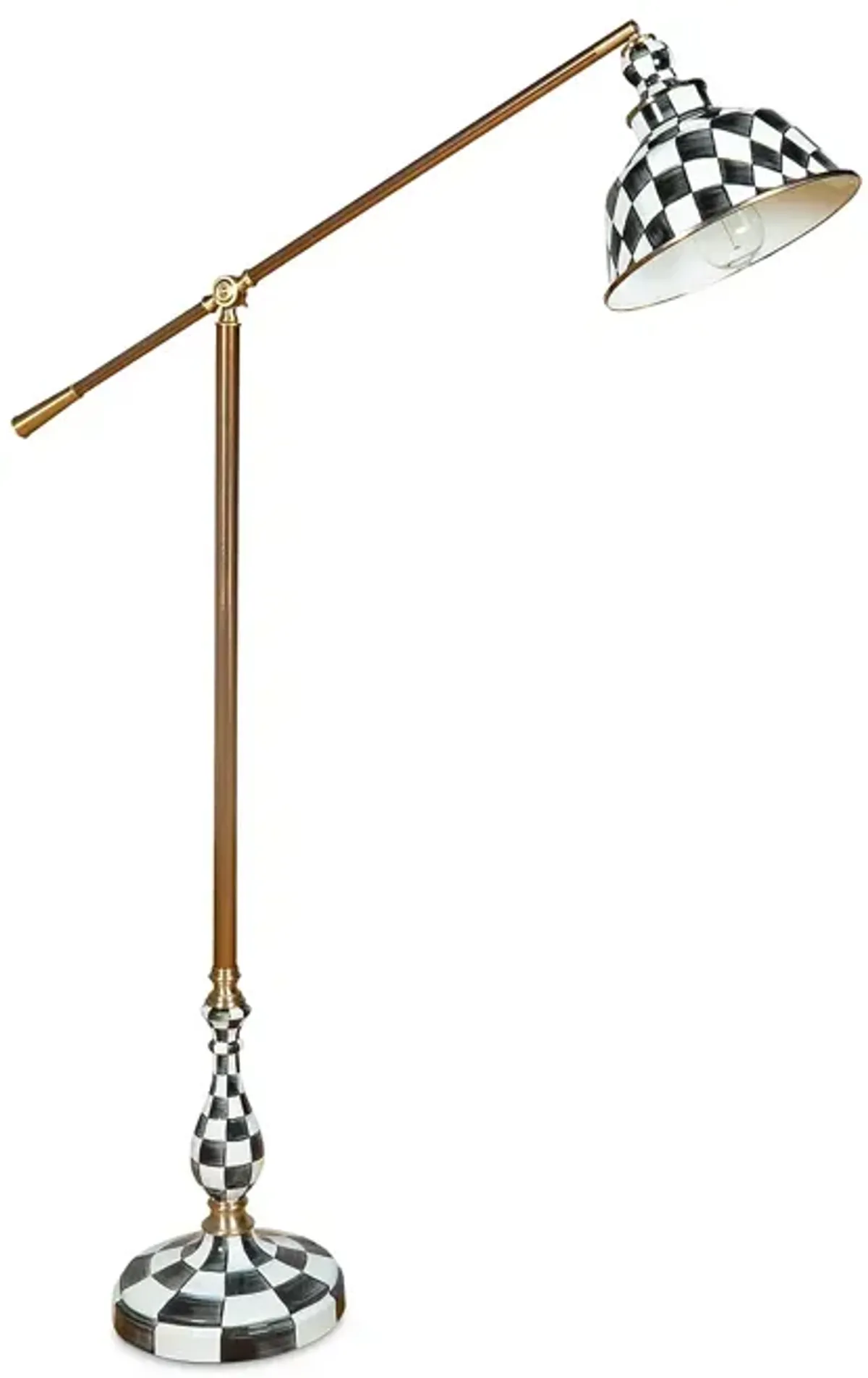 Mackenzie-Childs Courtly Check Reading Floor Lamp