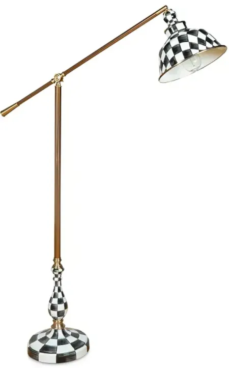 Mackenzie-Childs Courtly Check Reading Floor Lamp