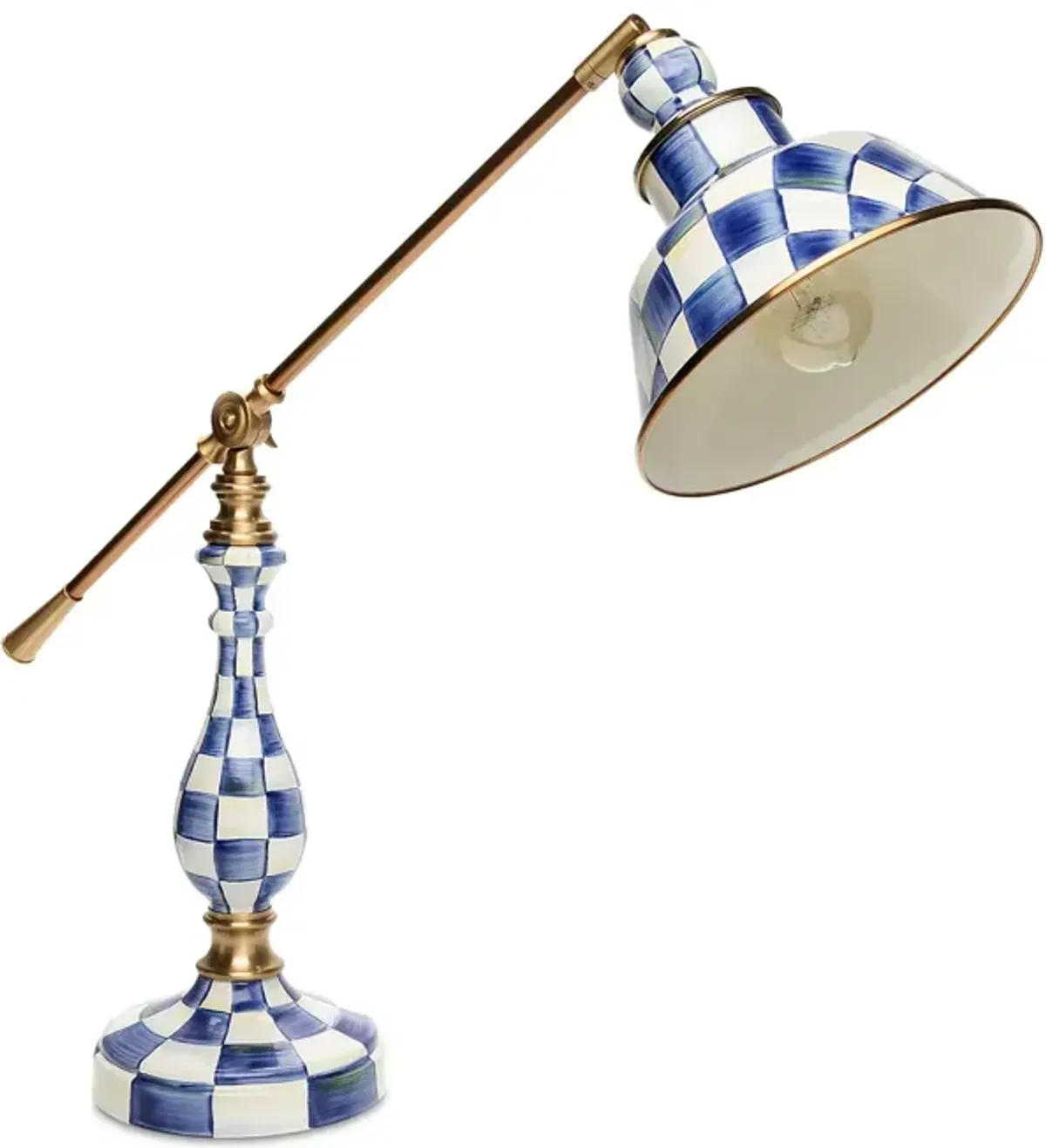 Mackenzie-Childs Royal Check Reading Table Lamp