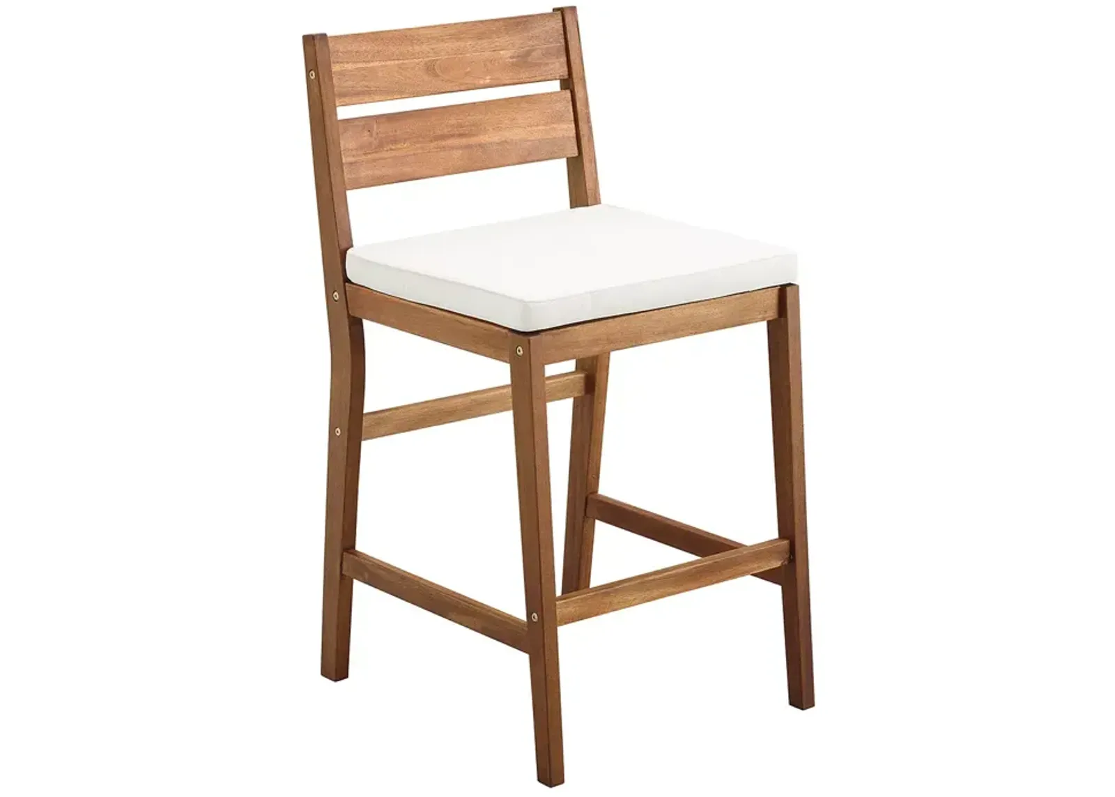 WALKER EDISON Acacia Counter Stool, Set of 2