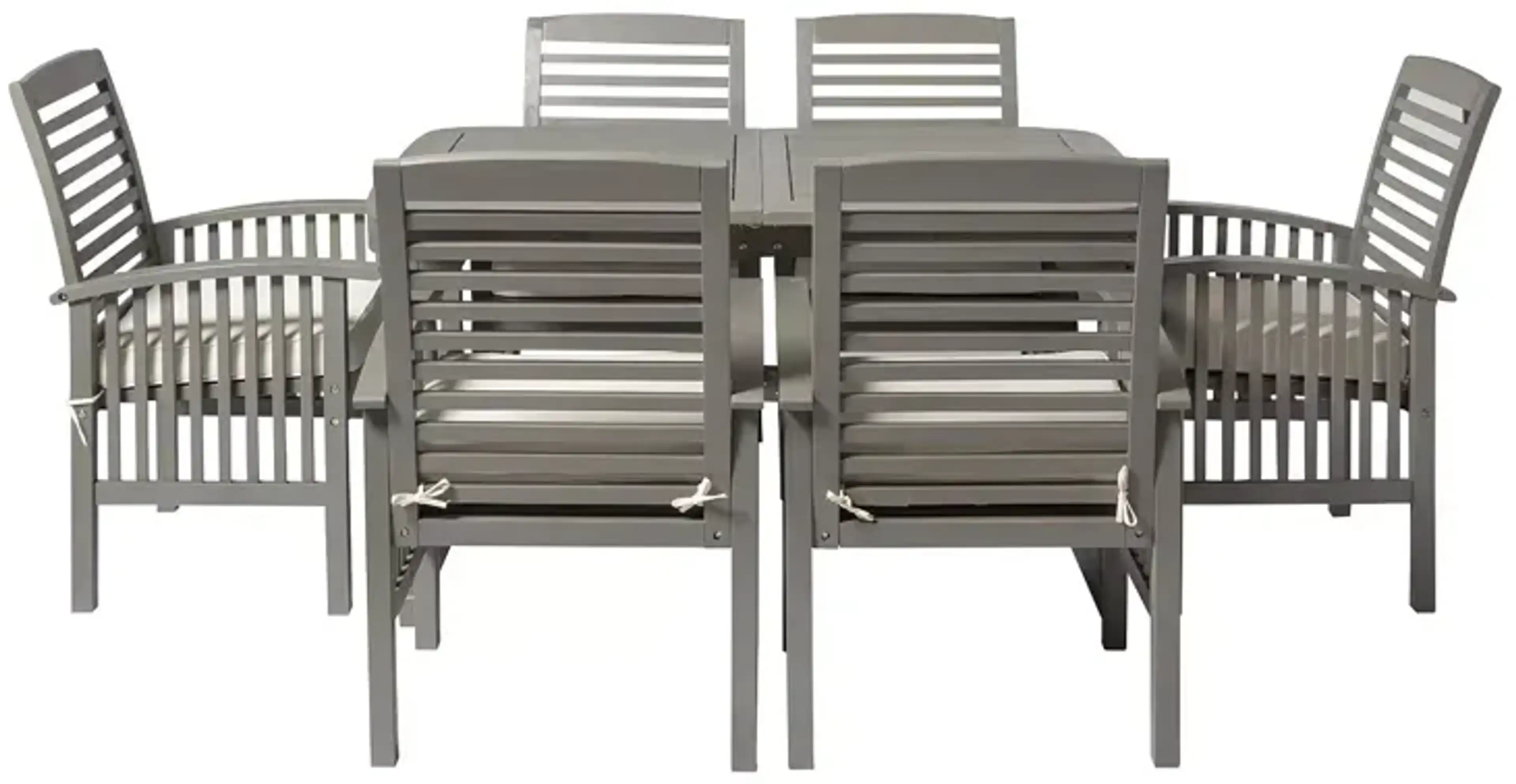 Walker Edison 7 Piece Classic Outdoor Patio Dining Set Bloomingdales ...