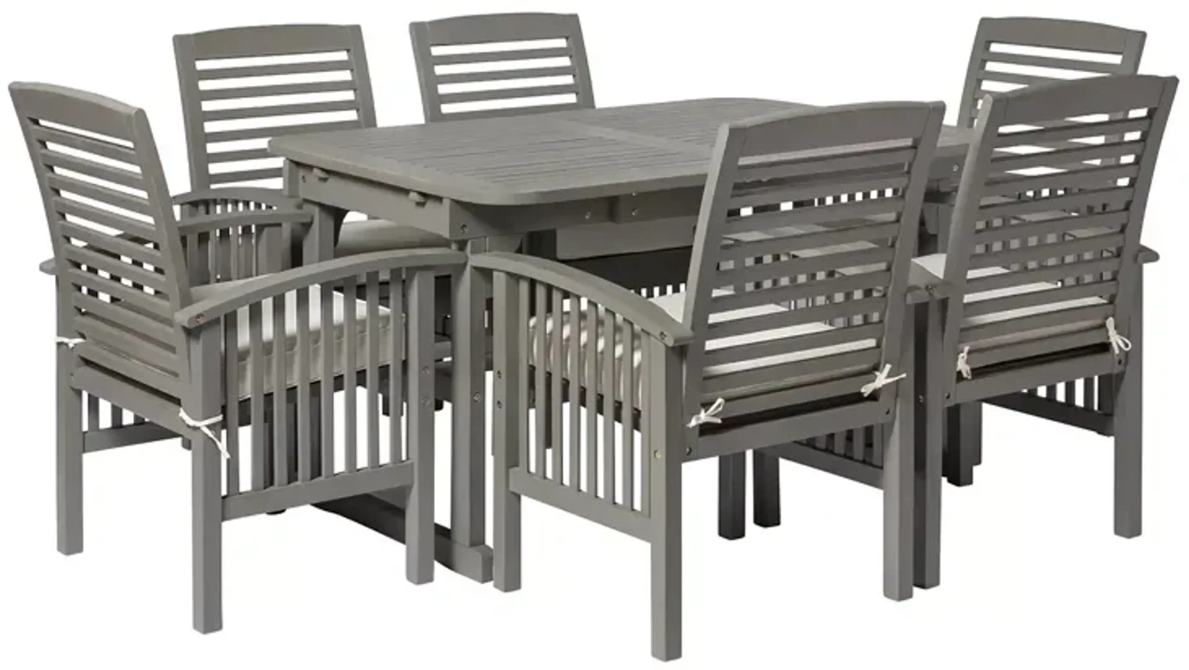 Walker Edison 7 Piece Classic Outdoor Patio Dining Set Bloomingdales ...