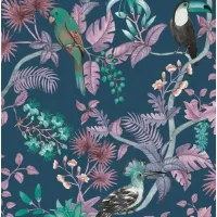 Tempaper Birds of Paradise Peel and Stick Wallpaper