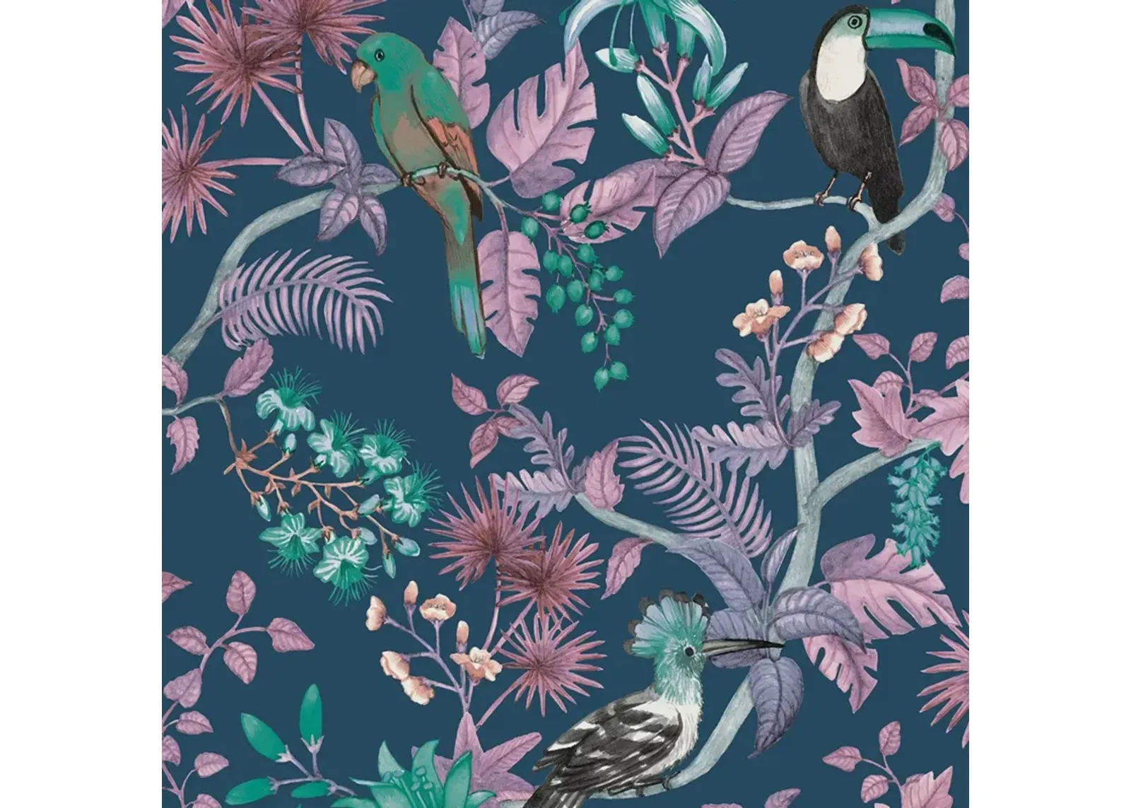 Tempaper Birds of Paradise Peel and Stick Wallpaper