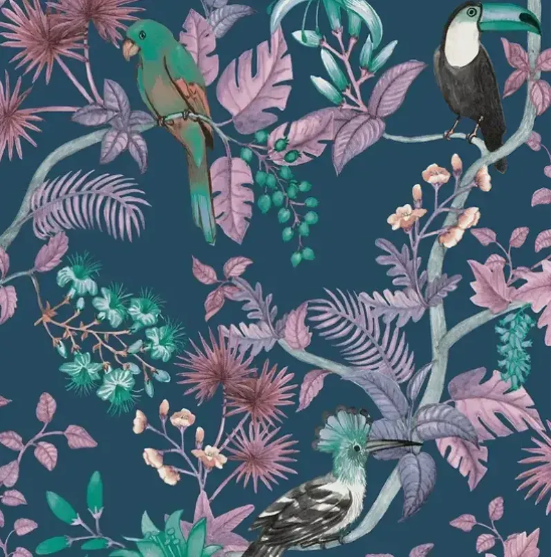 Tempaper Birds of Paradise Peel and Stick Wallpaper