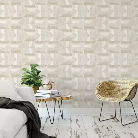 Tempaper Quilted Patchwork Peel and Stick Wallpaper
