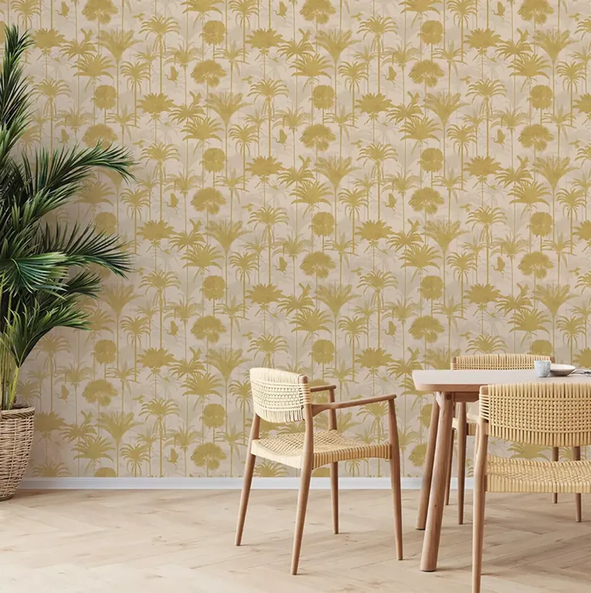 Tempaper Royal Palm Peel and Stick Wallpaper