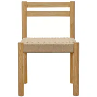 MOE'S HOME COLLECTION Finn Dining Chair, Natural, Set of 2