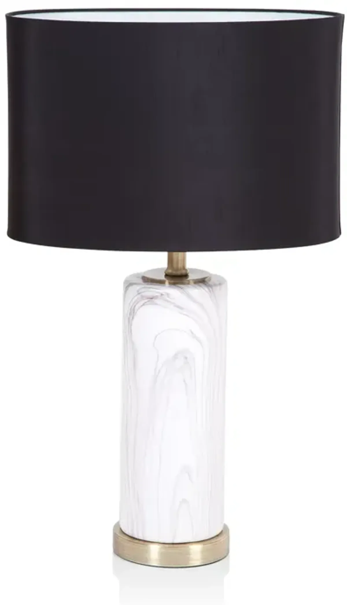 8 Oak Lane Swirl Marble Office Lamp