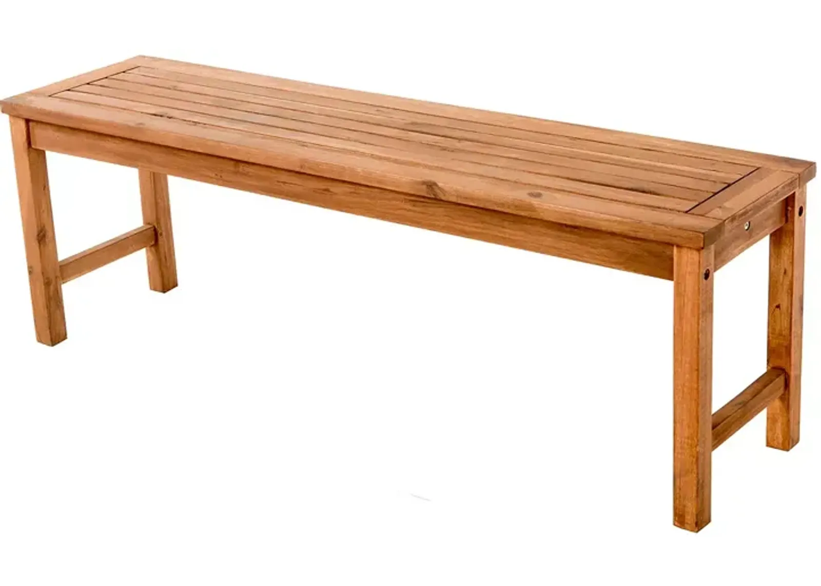 WALKER EDISON Acacia Outdoor Patio Bench