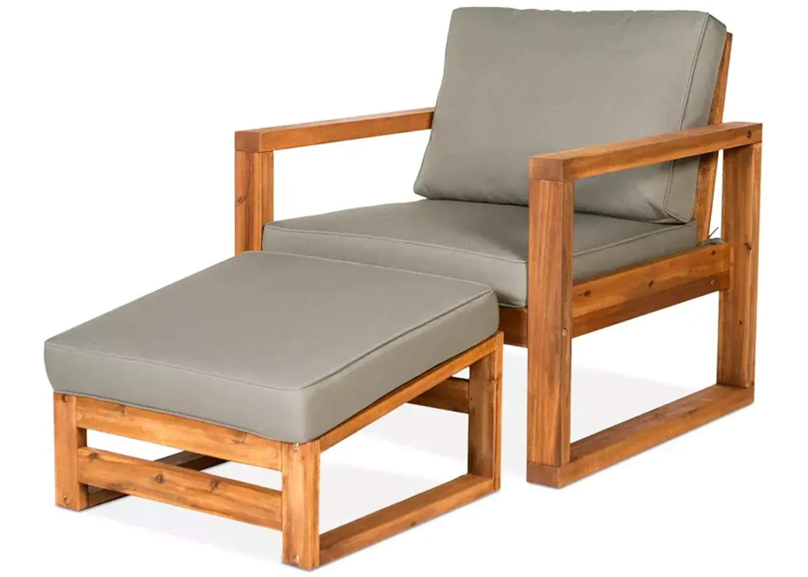 Sparrow & Wren Westport Outdoor Patio Chair & Ottoman