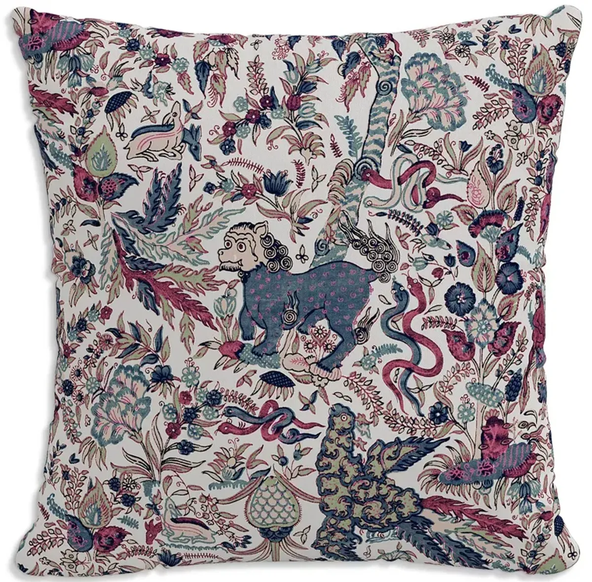 Sparrow & Wren Patterned Decorative Pillow, 18" x 18"