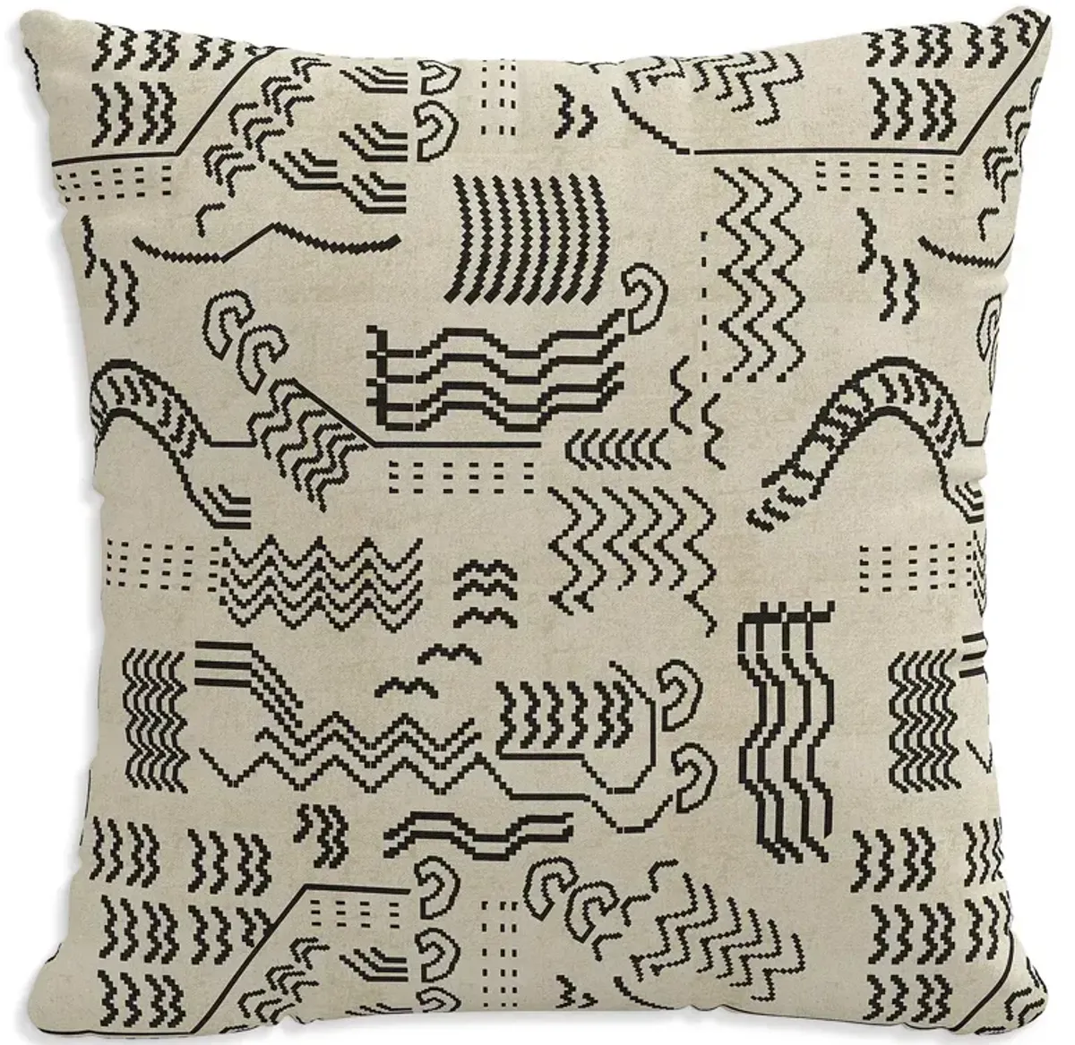 Sparrow & Wren Patterned Decorative Pillow, 20" x 20"