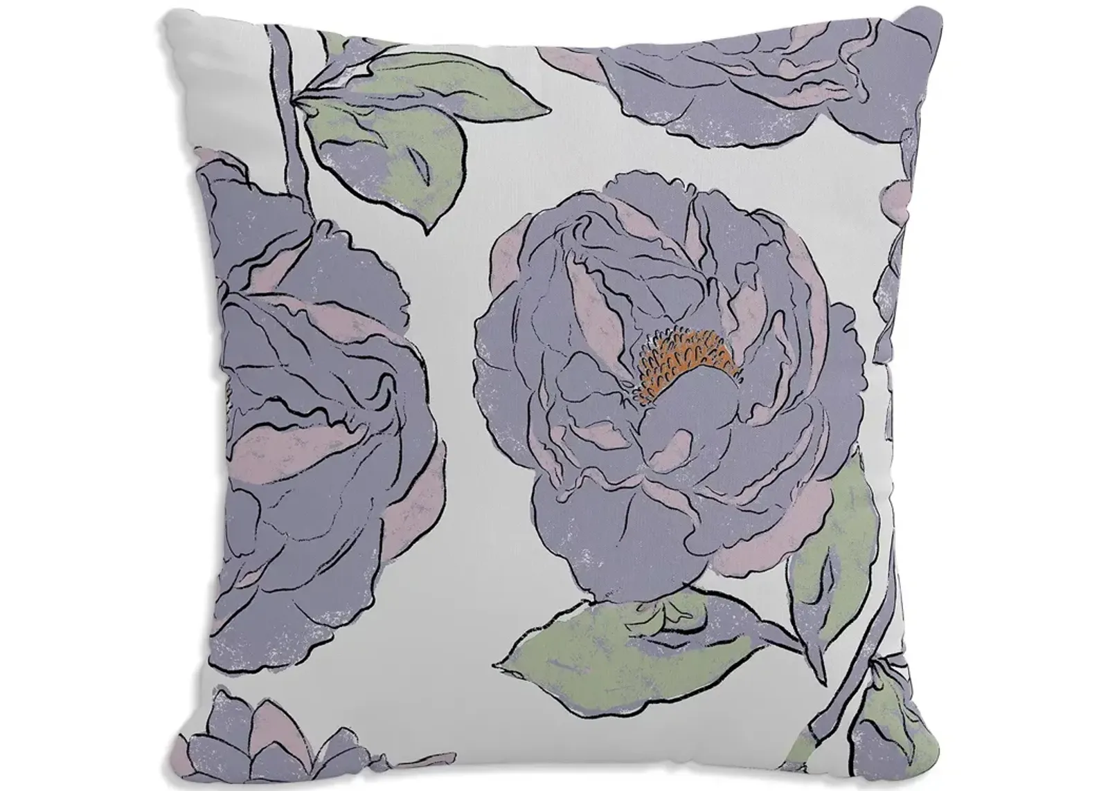 Sparrow & Wren Patterned Decorative Pillow, 22" x 22"