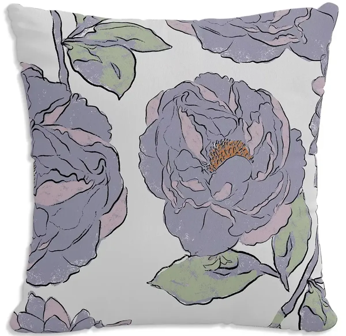 Sparrow & Wren Patterned Decorative Pillow, 22" x 22"