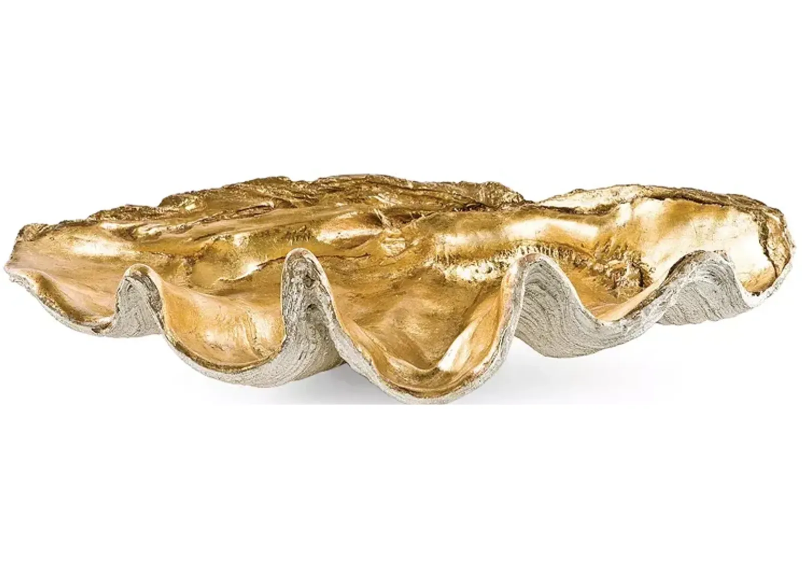 Regina Andrew Design Gold Tone Clam Bowl, Large