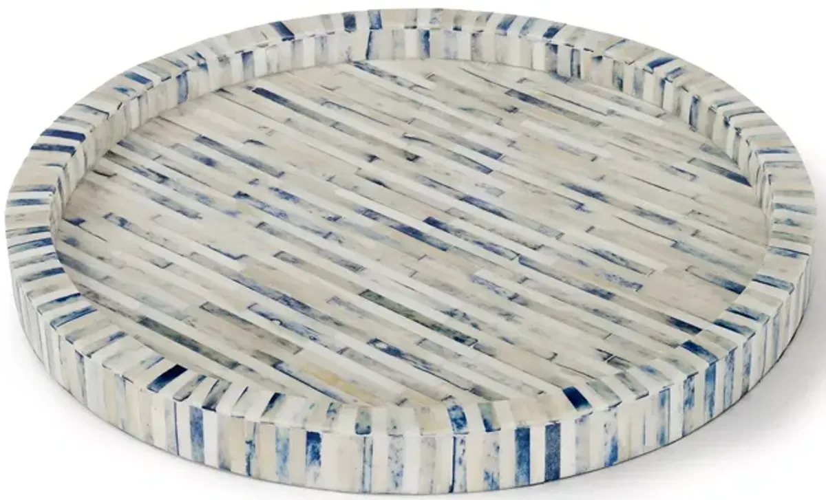 Regina Andrew Design Indigo Stripe Tray