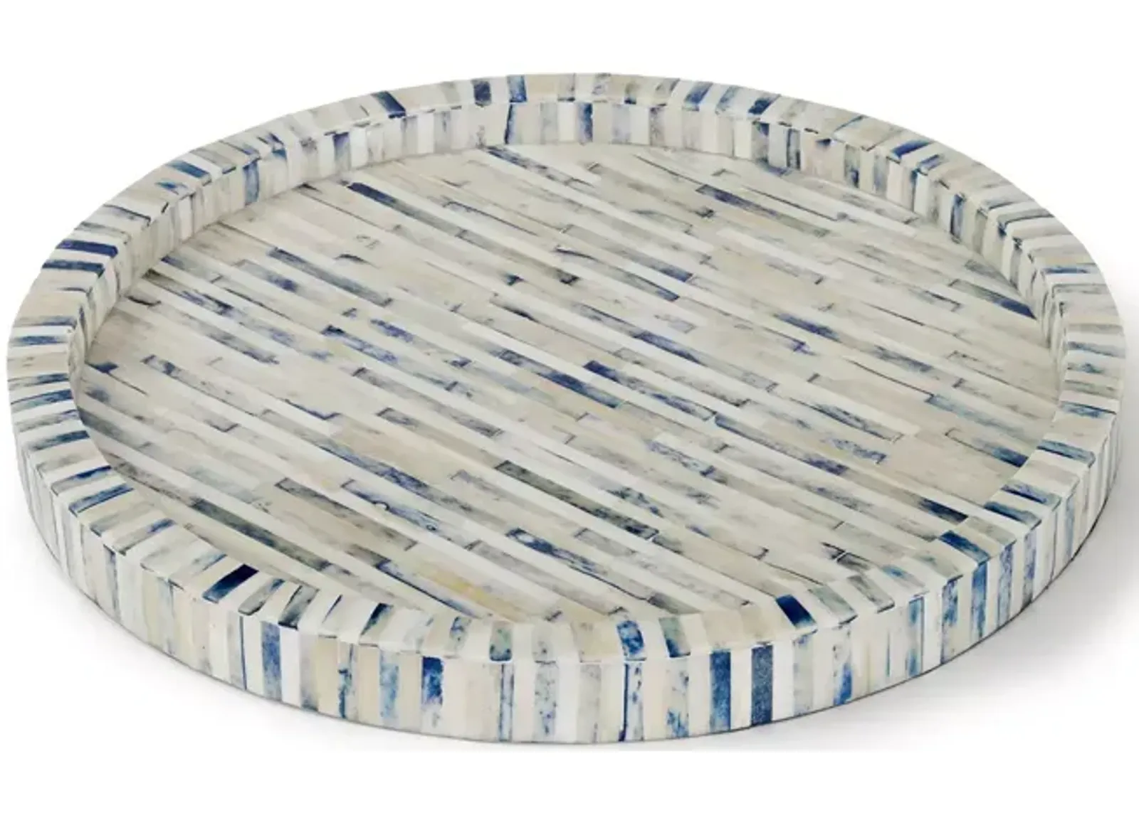 Regina Andrew Design Indigo Stripe Tray