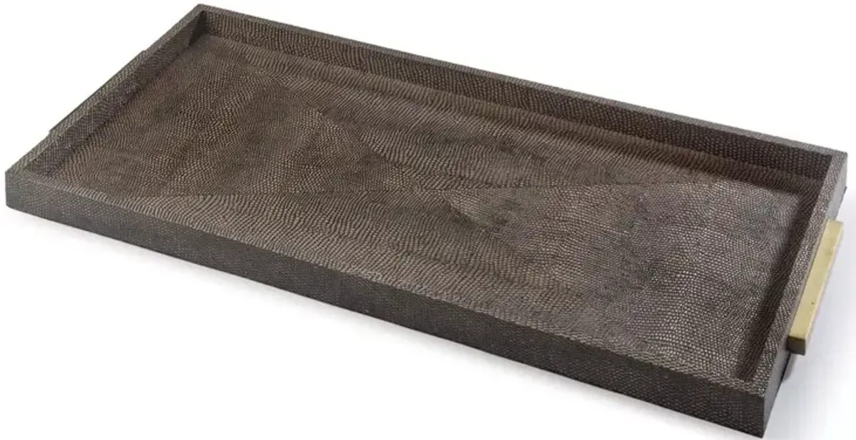 Regina Andrew Design Rectangle Shagreen Boutique Tray