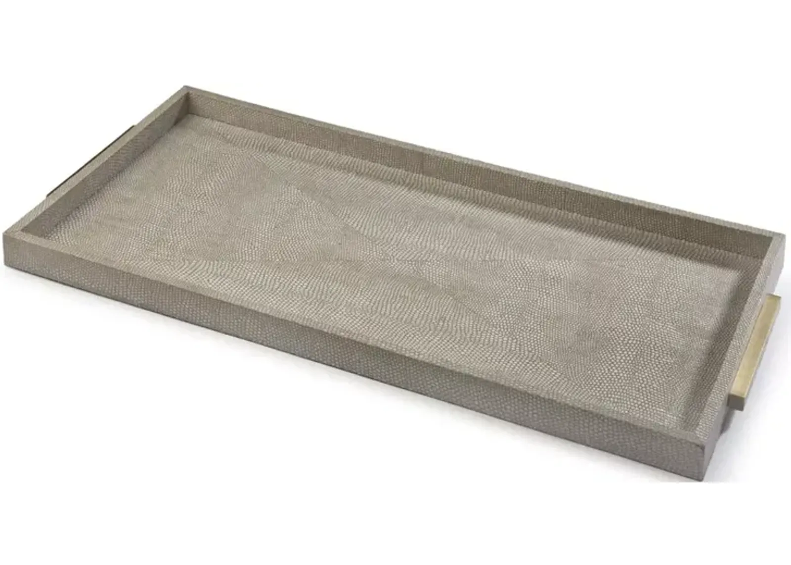 Regina Andrew Rectangle Faux Shagreen Boutique Tray 