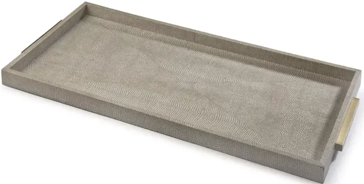 Regina Andrew Rectangle Faux Shagreen Boutique Tray 