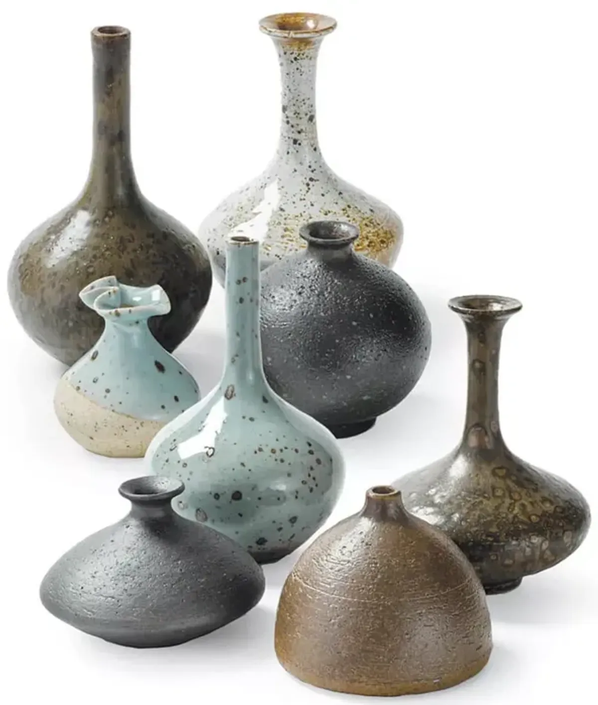 Regina Andrew Design Porcelain Bud Vases, Set of 8