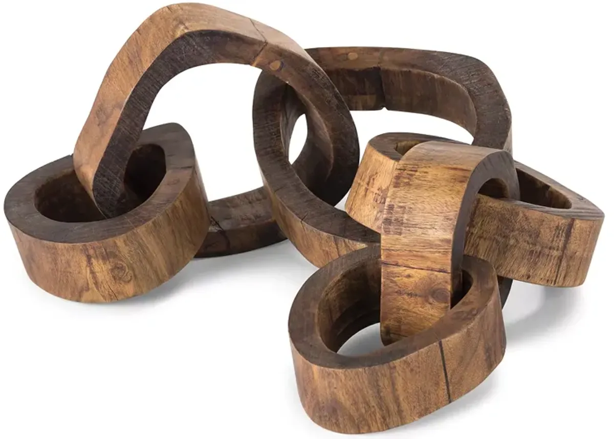 Regina Andrew Design Wooden Links Centerpiece