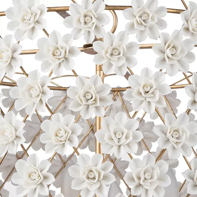 Regina Andrew Design Alice Porcelain 4 Light Flower Chandelier