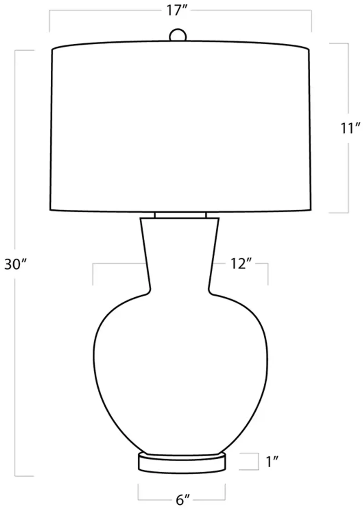 Regina Andrew Design Madrid Ceramic Table Lamp