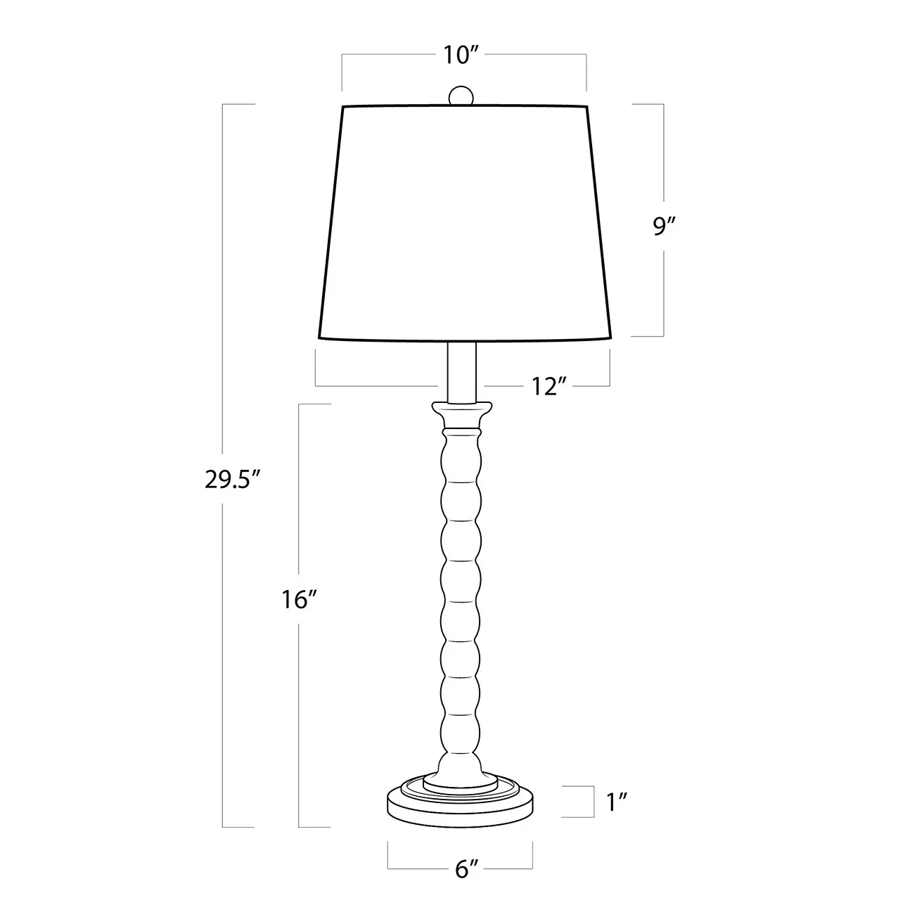 Regina Andrew Design Perennial Buffet Lamp