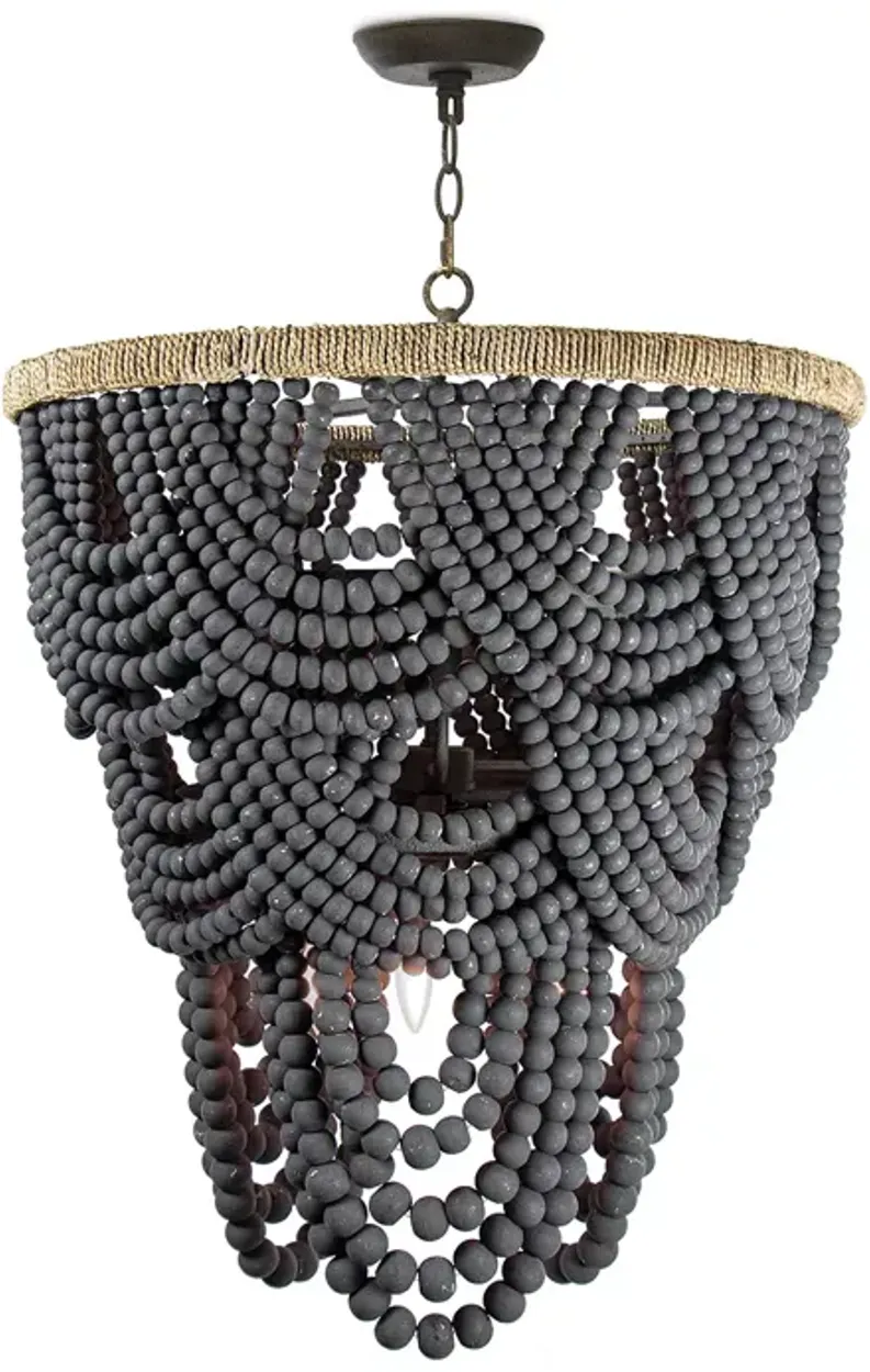 Regina Andrew Design Lorelei 8 Light Wood Bead Chandelier