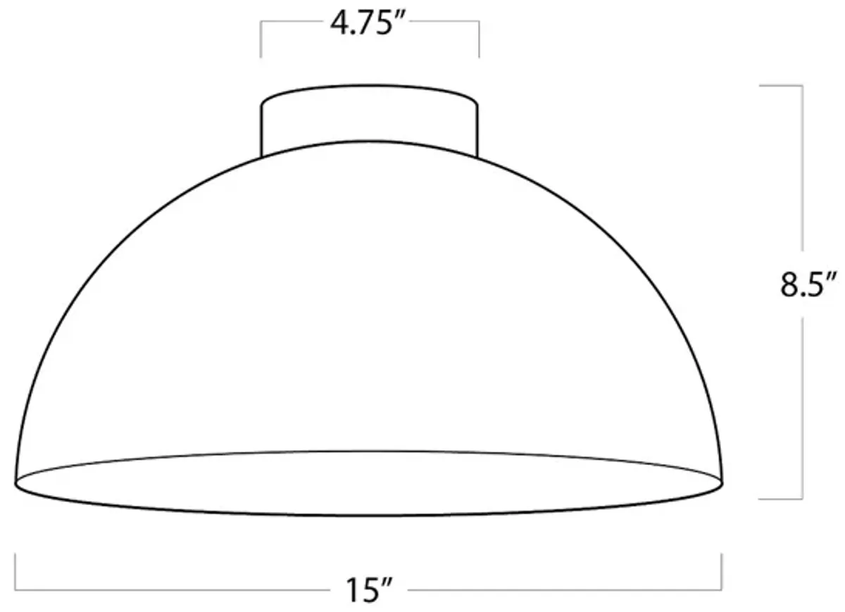 Regina Andrew Design Peridot Outdoor Flush Mount, Small 