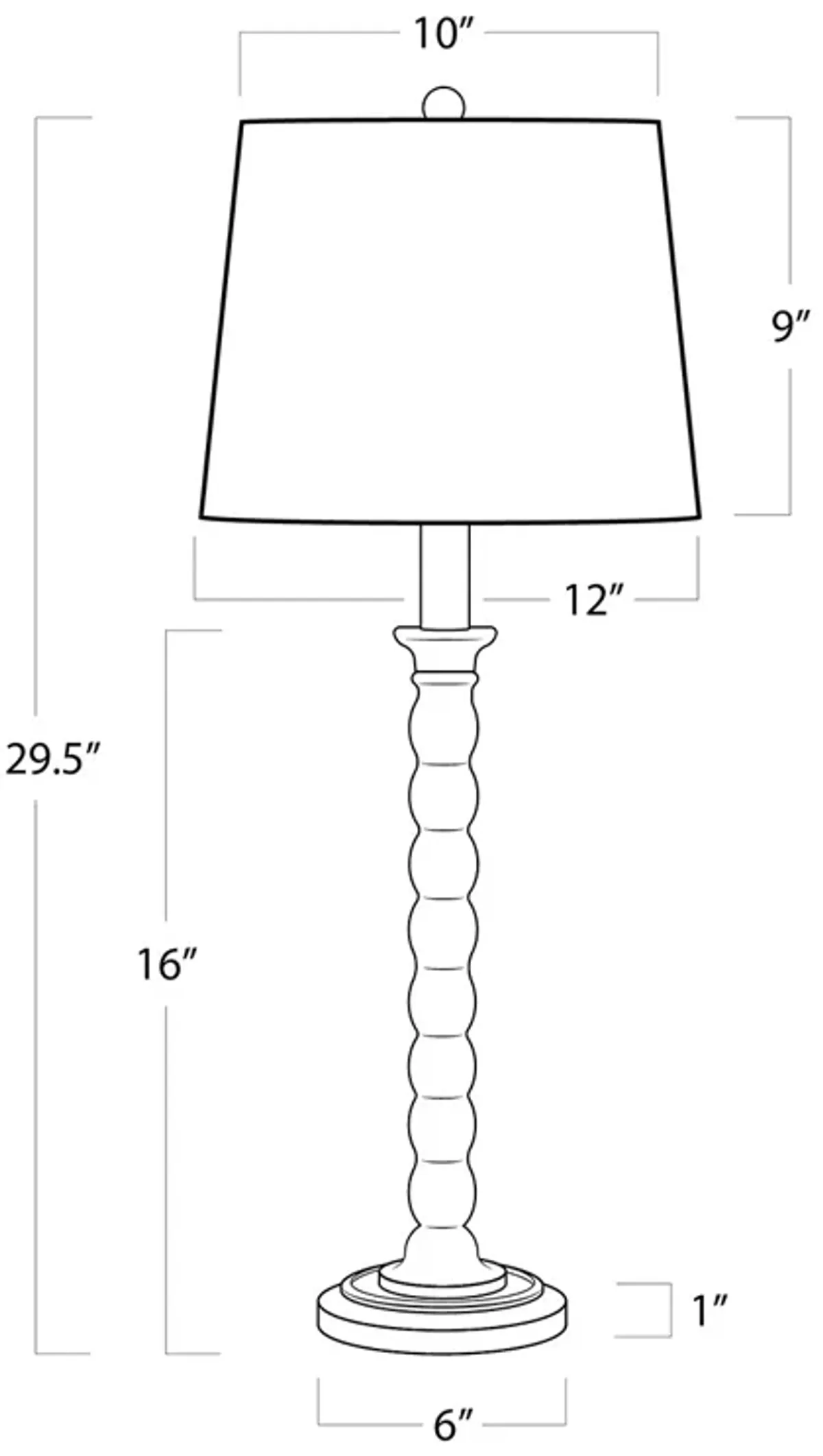 Regina Andrew Design Perennial Buffet Lamp