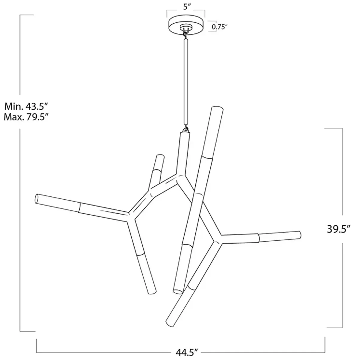 Regina Andrew Traveler 7 Light Chandelier