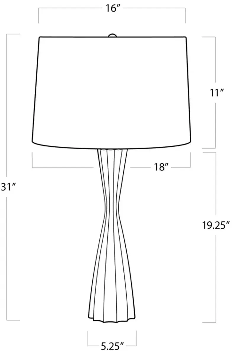 Southern Living Naomi Resin Table Lamp