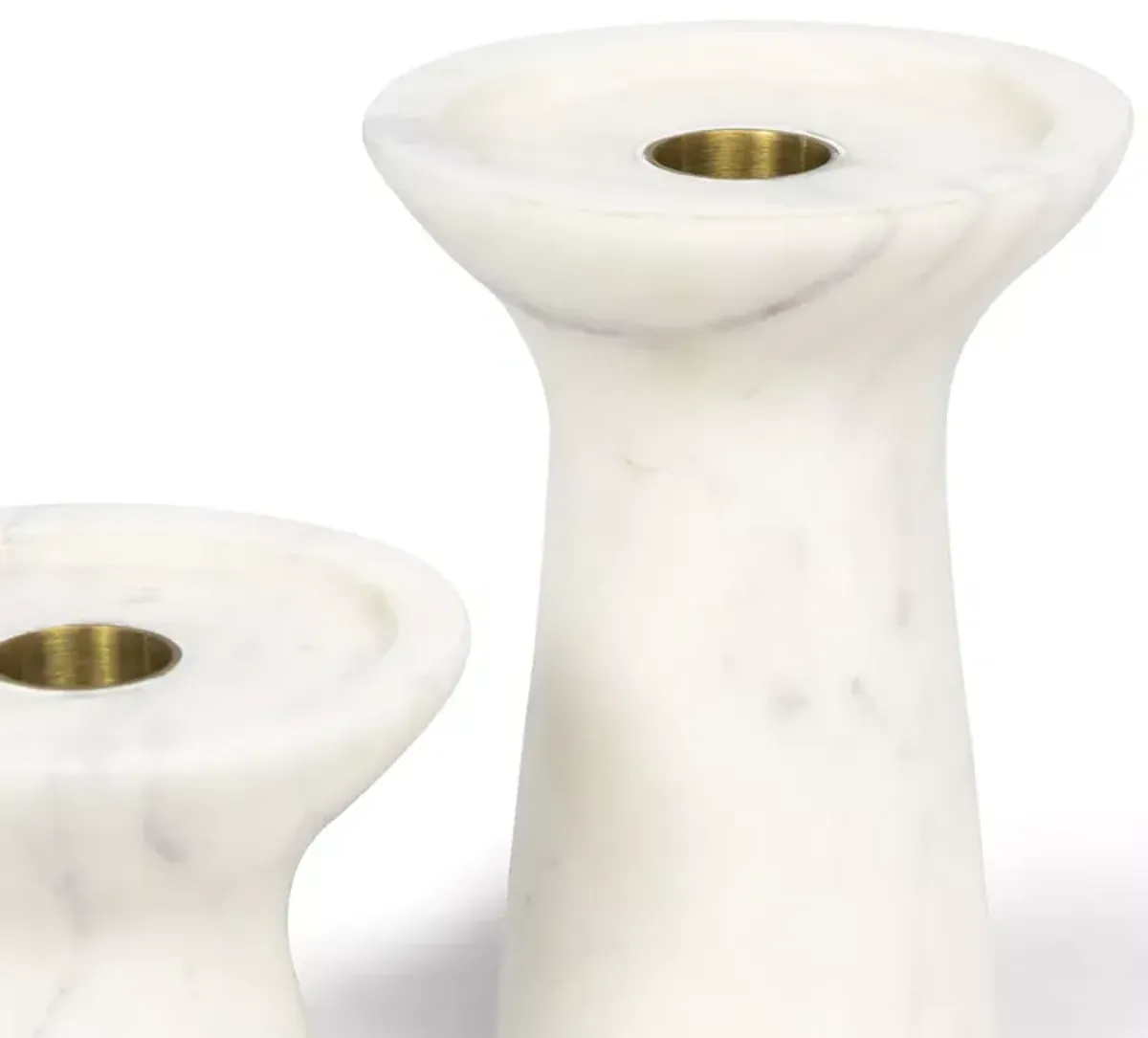 Regina Andrew Klein Marble Candle Holder, Set of 2