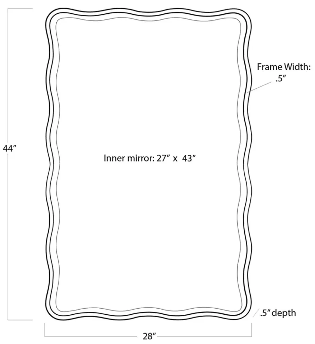 Regina Andrew Candice Rectangular Mirror