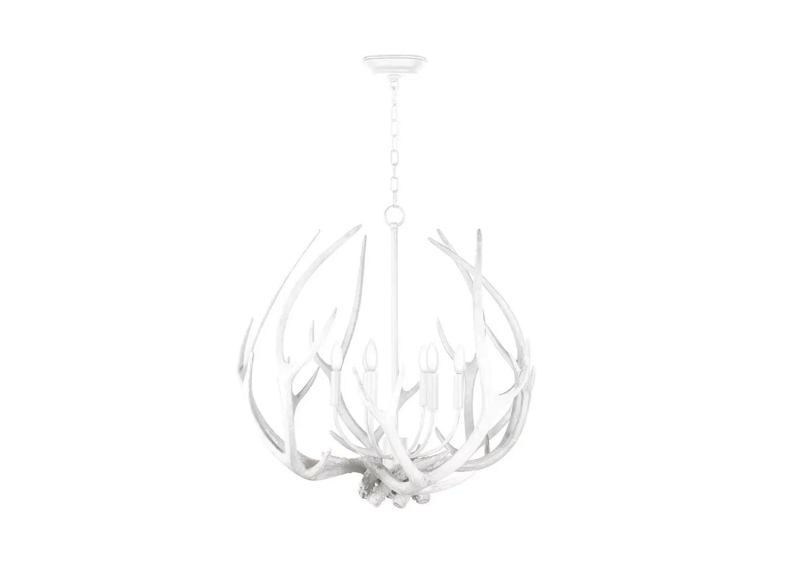 Regina Andrew Waylon Antler Round Chandelier