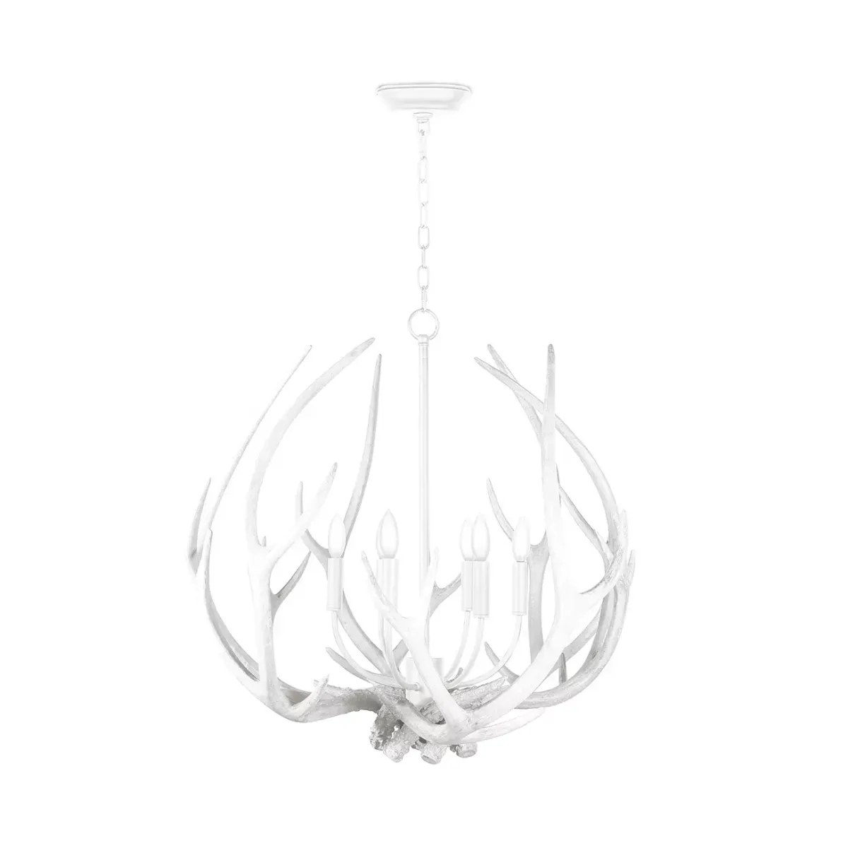 Regina Andrew Waylon Antler Round Chandelier