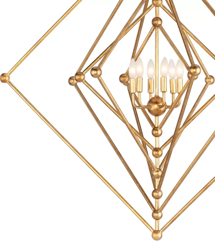 Regina Andrew Selena Square Chandelier, Large