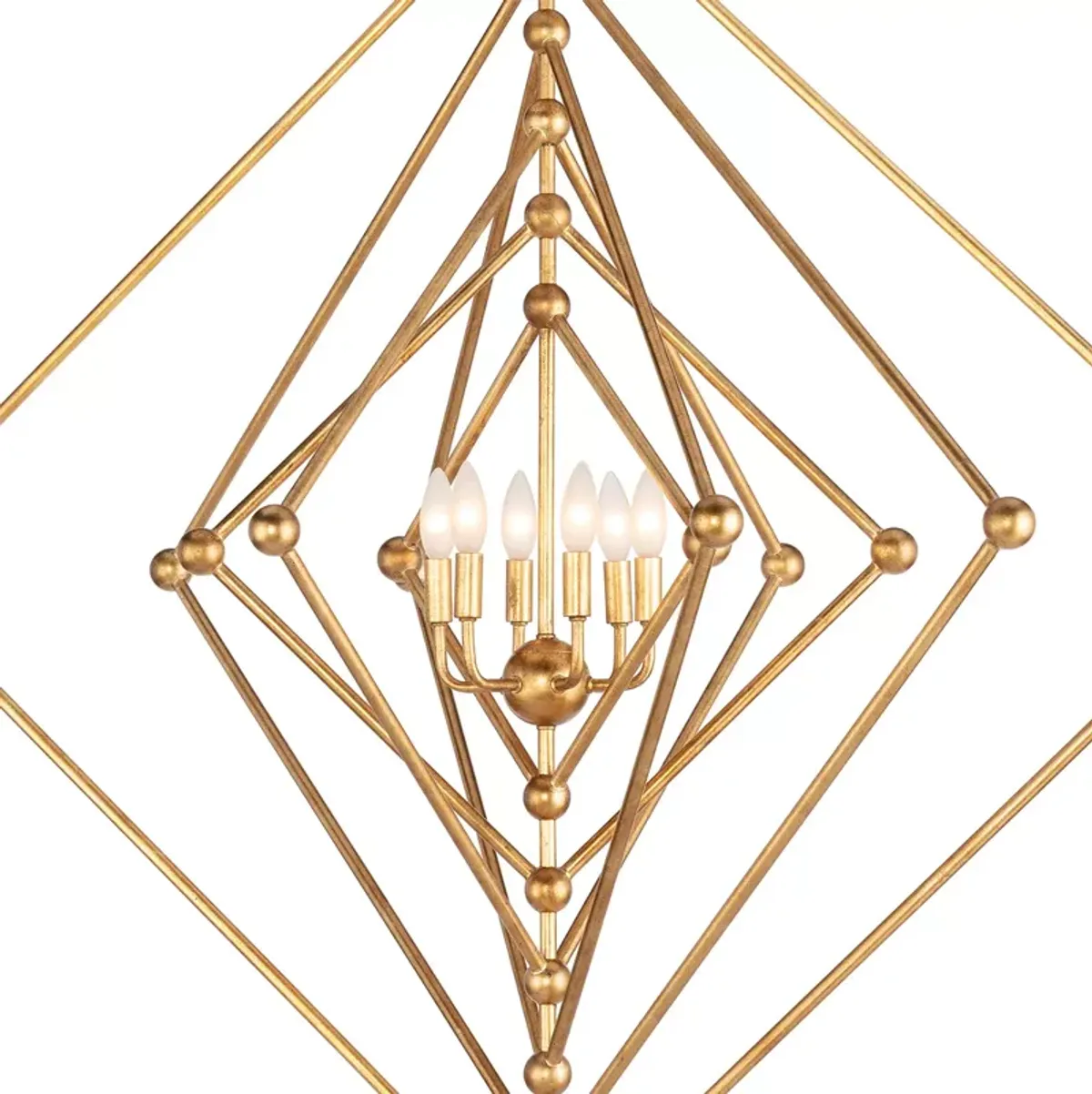 Regina Andrew Selena Square Chandelier, Large