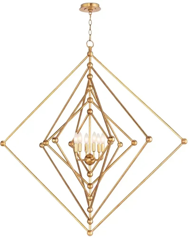 Regina Andrew Selena Square Chandelier, Large